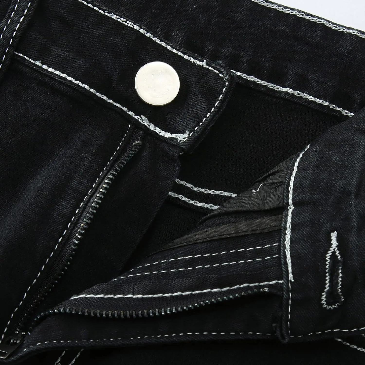 Men's Regular Fit All Retro Old Men and Women Straight Korean Version Boys Casual Trousers Denim Pants Man Jeans