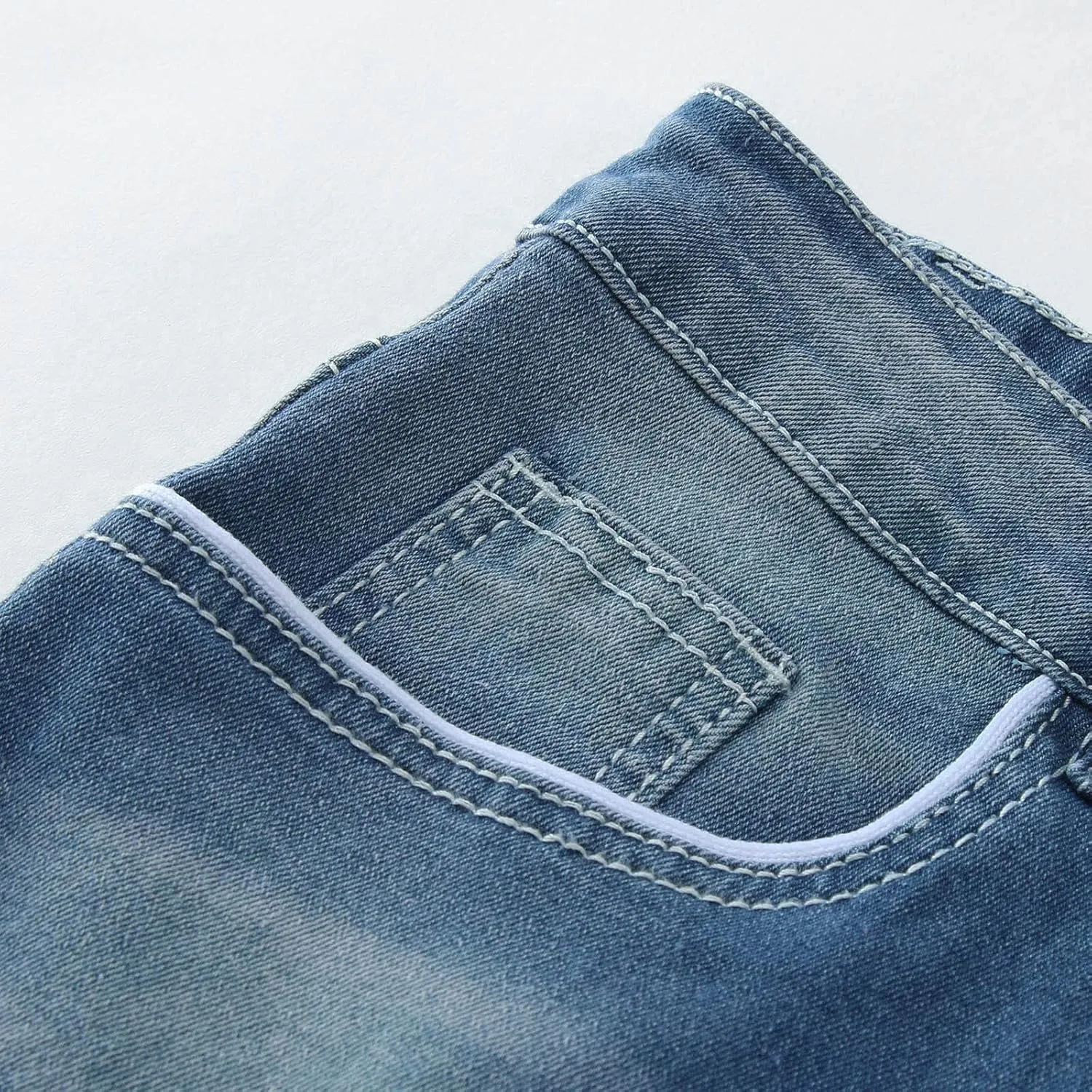 Men's Regular Fit All Retro Old Men and Women Straight Korean Version Boys Casual Trousers Denim Pants Man Jeans