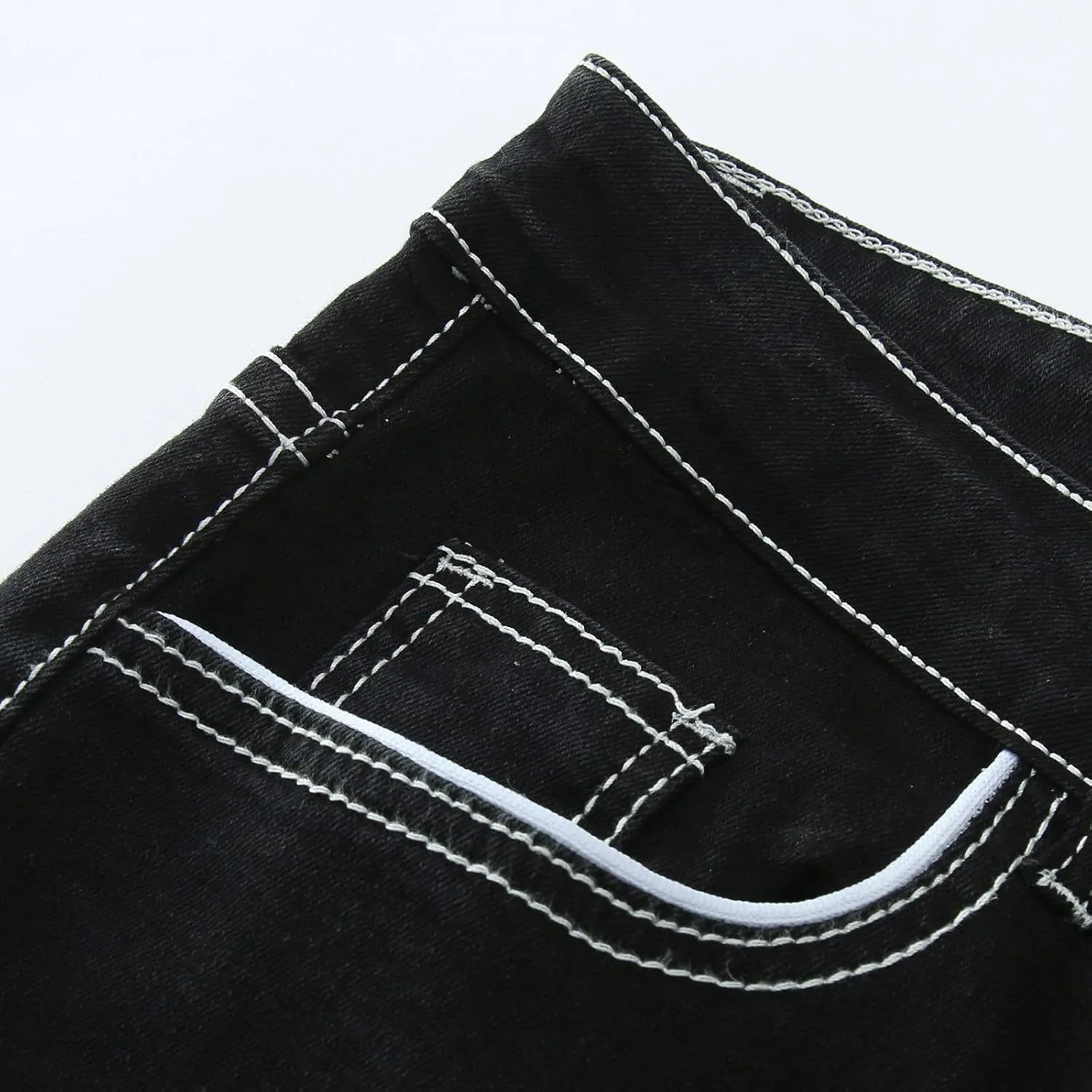 Men's Regular Fit All Retro Old Men and Women Straight Korean Version Boys Casual Trousers Denim Pants Man Jeans