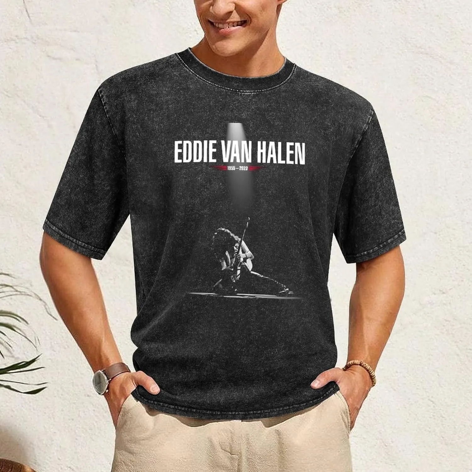 Men's Rock Legend Iconic Tribute Statement Pullover Soft Cotton Crew Neck for Music & Movie Lovers