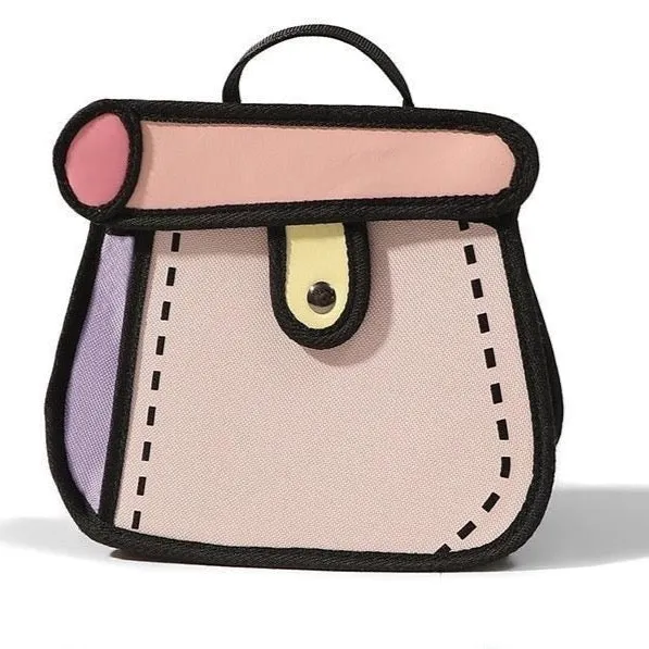 Merida 2D Prints Nylon Shoulder Bags - 3 Colors