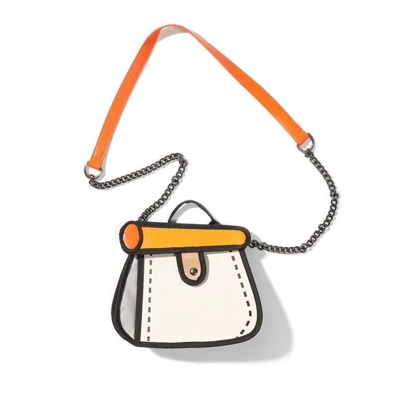 Merida 2D Prints Nylon Shoulder Bags - 3 Colors