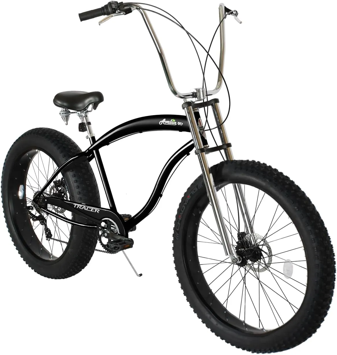 MICARGI Upgrade Avalon Beach Cruiser with Fat Tires, Extra Long Bike Frame for Adults, Men and Women