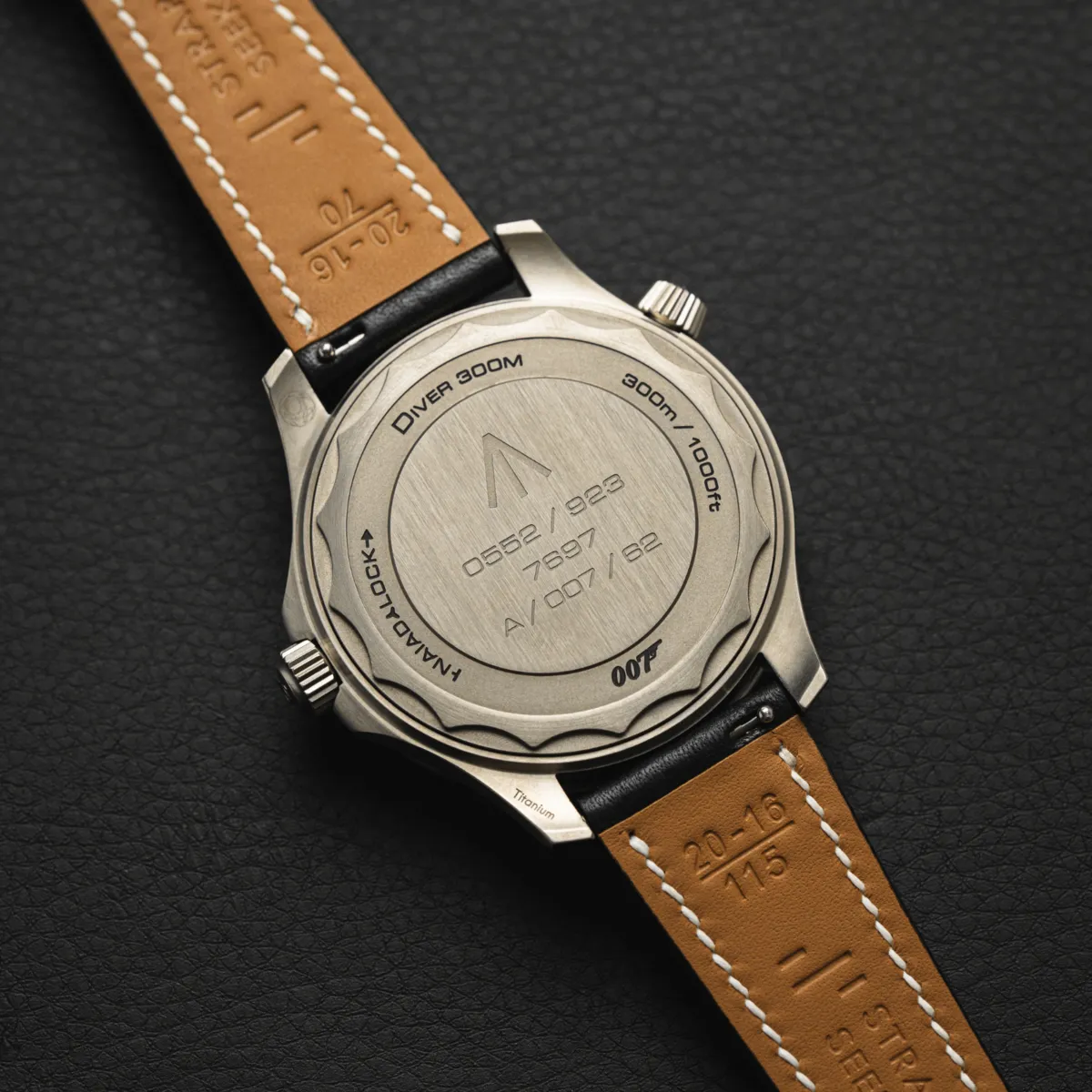 Minerva Box Calfskin Leather Strap - Quick-Release - Grigio (2438)