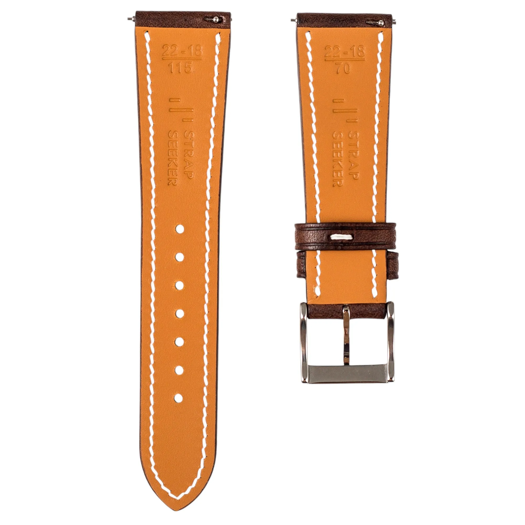 Minerva Box Leather Strap for Hamilton - Quick-Release - Yellow (2438)
