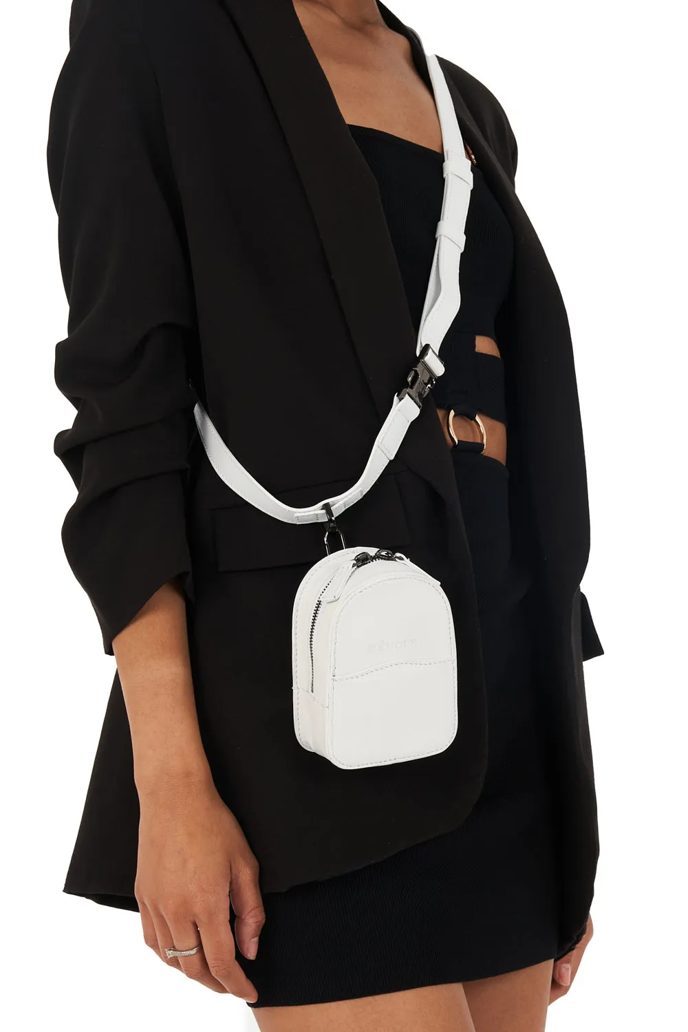Mini Bag Leather White