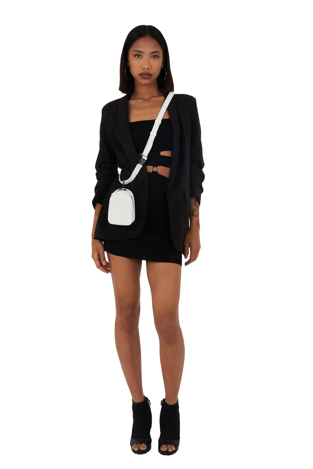 Mini Bag Leather White