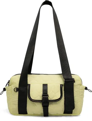 Mini gym bag for Women Waterproof Travel Duffle Bag Tote bag with Wet Compartments Small Workout Sport Bag for Girls (Light Green)