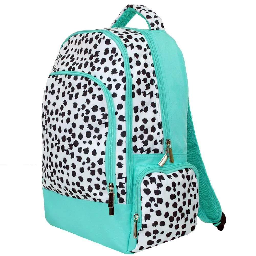 Monoogrammed Spotty Dog Computer Backpack