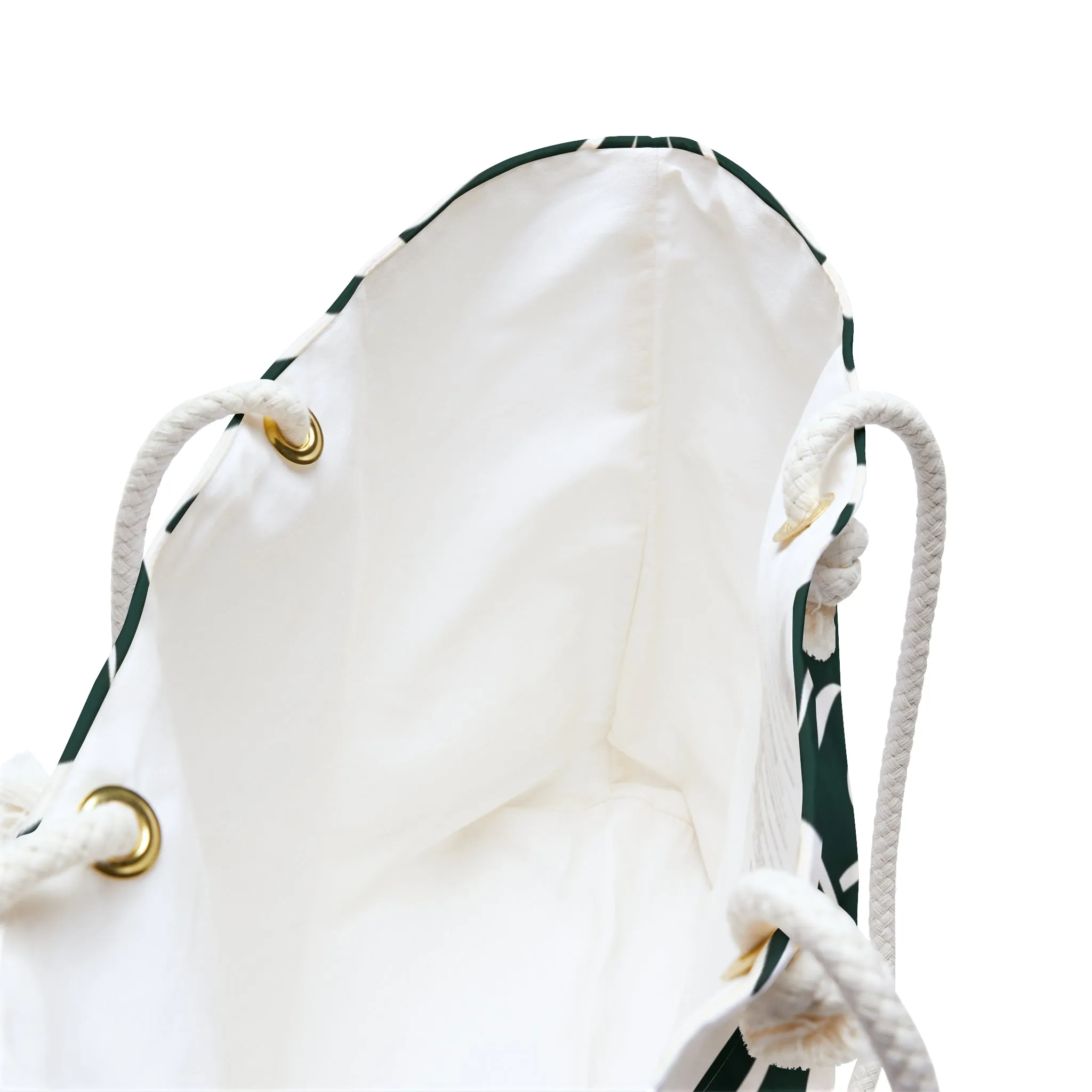 Monstera Leaves Oversized Beach Bag