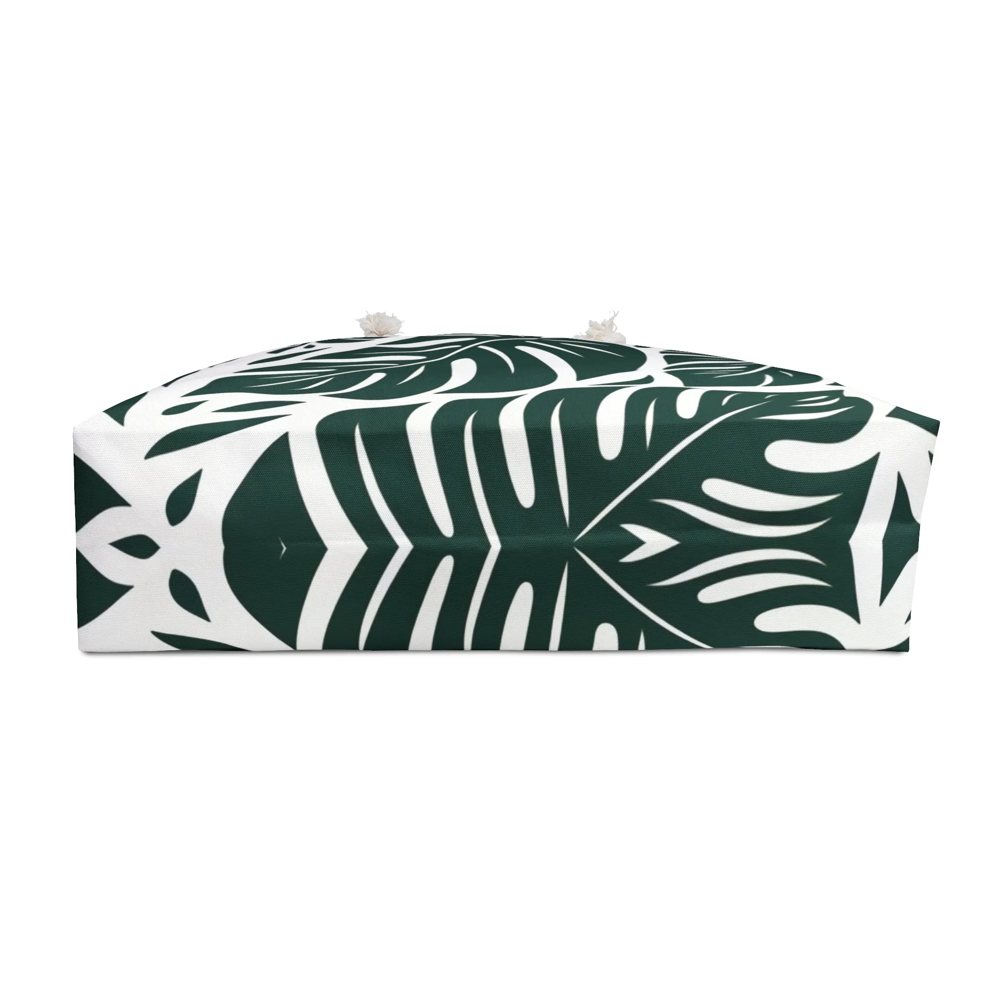 Monstera Leaves Oversized Beach Bag