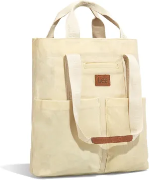 Montana West x Lee Canvas Tote Bag for Women with 2 Front Pockets Top-Handle Handbag & Shoulder Bag