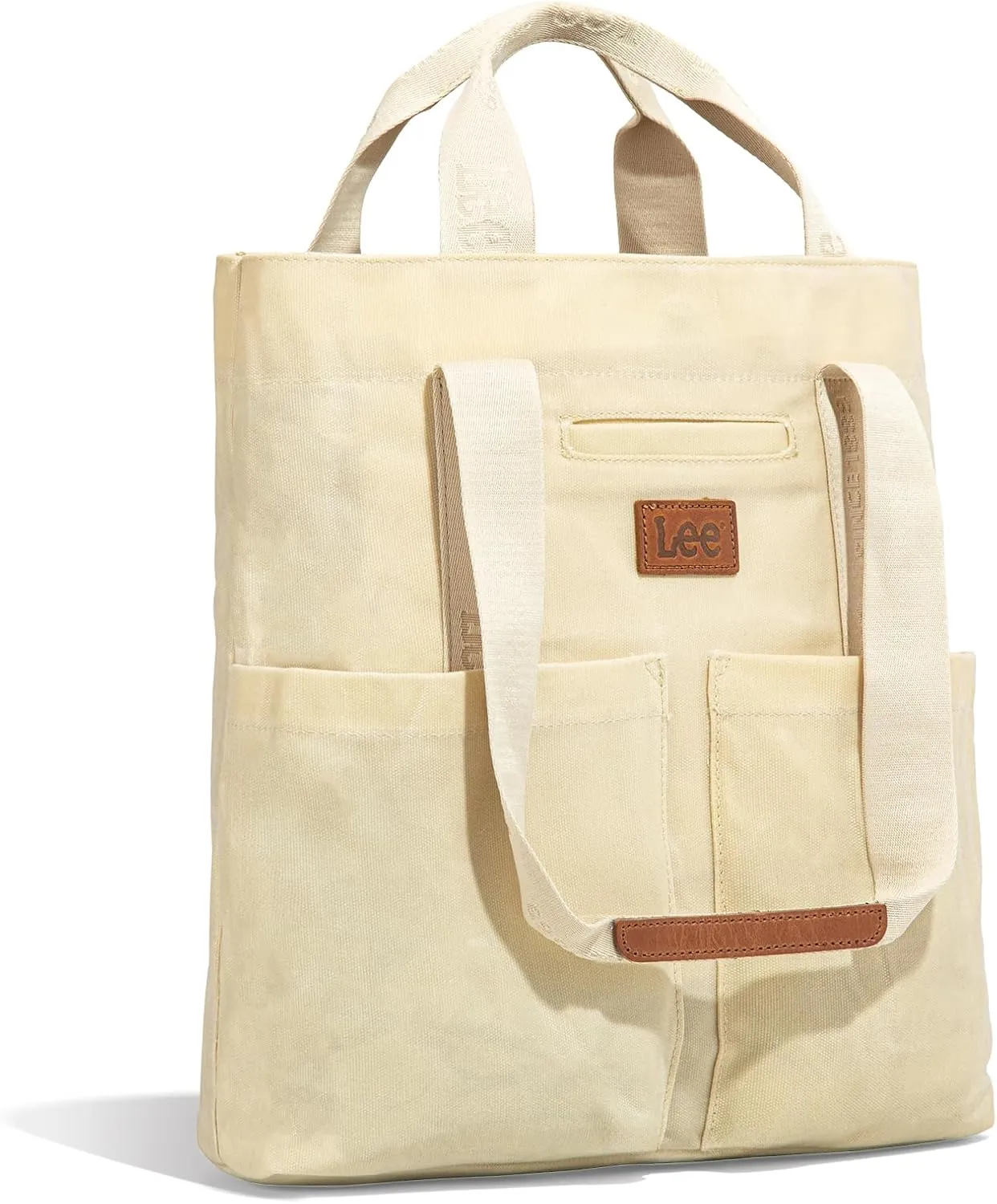 Montana West x Lee Canvas Tote Bag for Women with 2 Front Pockets Top-Handle Handbag & Shoulder Bag