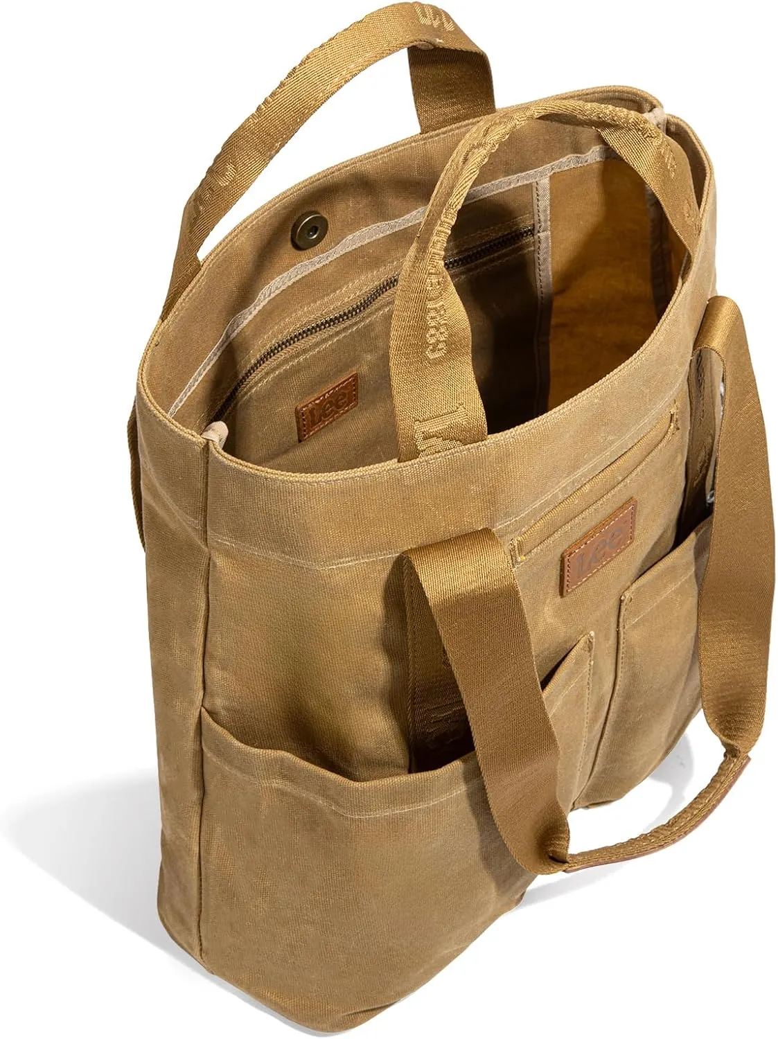 Montana West x Lee Canvas Tote Bag for Women with 2 Front Pockets Top-Handle Handbag & Shoulder Bag