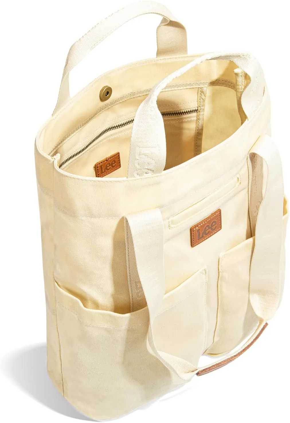 Montana West x Lee Canvas Tote Bag for Women with 2 Front Pockets Top-Handle Handbag & Shoulder Bag