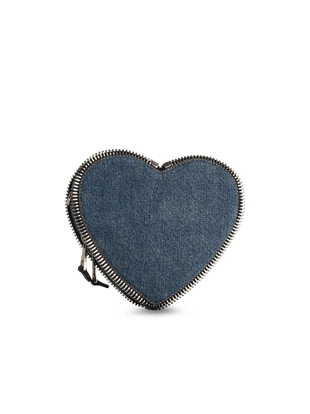 Moschino Blue Denim Crossbody Bag