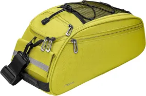 MOSISO Bike Rack Bag, Waterproof Bicycle Trunk Pannier Rear Seat Pouch Cycling Bike Carrier Backseat Storage Luggage Saddle Shoulder Bag