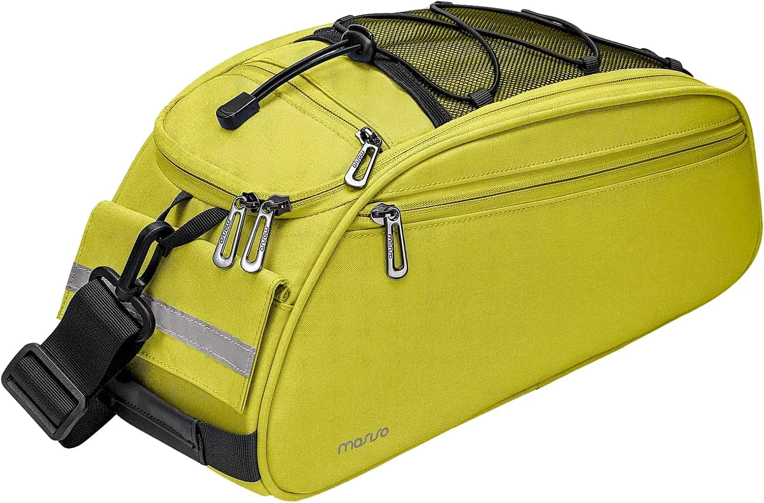 MOSISO Bike Rack Bag, Waterproof Bicycle Trunk Pannier Rear Seat Pouch Cycling Bike Carrier Backseat Storage Luggage Saddle Shoulder Bag