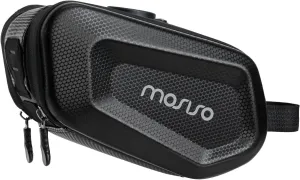 MOSISO Bike Seat Bag, Waterproof Bike Saddle Bag Hard Shell Bicycle Under Seat Bag, 2L Quick Release Bicycle Storage Bag Cycling Accessories Pouch for Road Mountain Cycling, Black