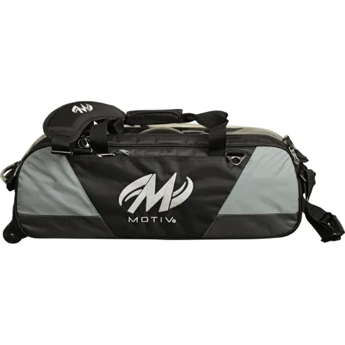 Motiv Ballistix 3 Ball Tote Covert Black Bowling Bag