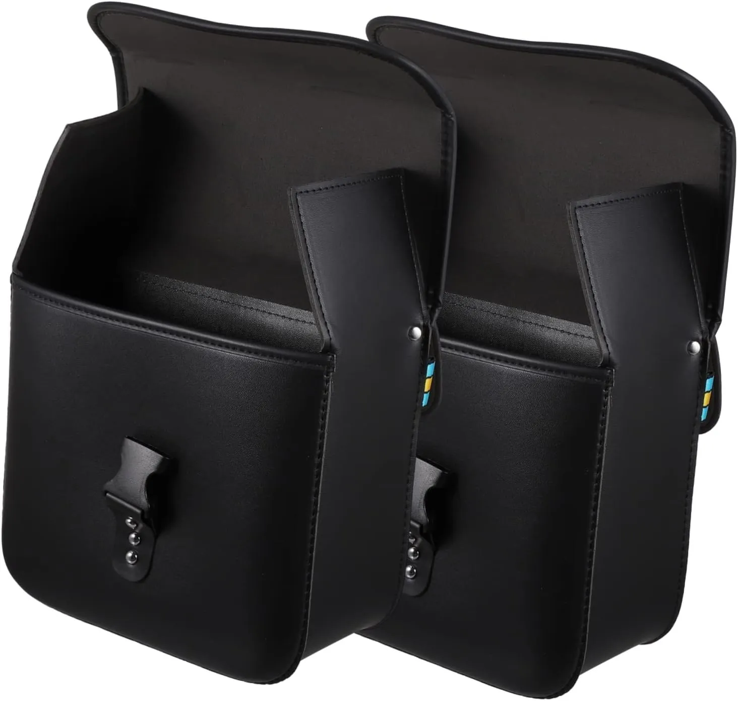 Motorcycle Luggage Saddle Bag Environmental Friendly Easy to Install 2 Side Pockets