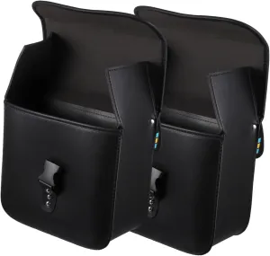 Motorcycle Luggage Saddle Bag Environmental Friendly Easy to Install 2 Side Pockets