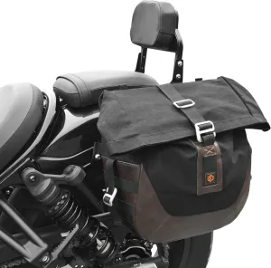 Motorcycle Quick Release Retro Saddlebag Side Saddle Bag Travel Touring Luggage Tool Bag for Rebel 1100 500 300 CMX300 CMX500 CMX1100 CM1100 CM500 CM300 (Only Bag)