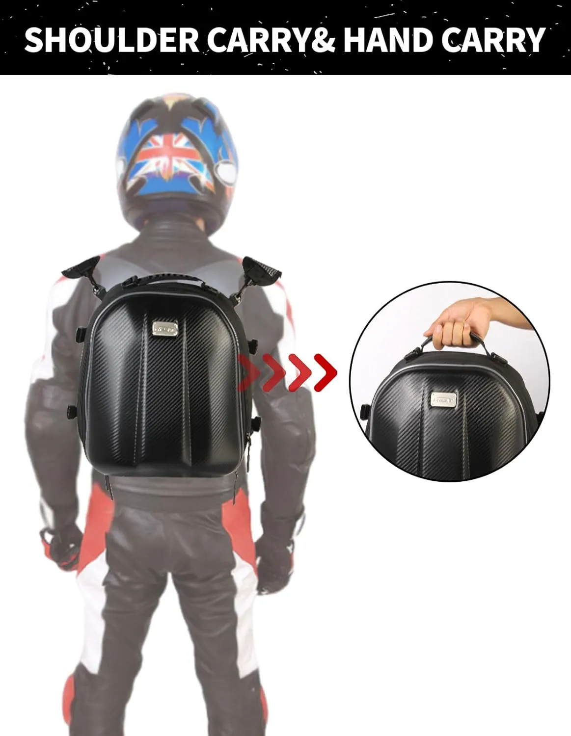 Motorcycle Tail Bag Multifunctional Waterproof Saddle Bag This Saddle Bag with Shoulder Strap is Ideal for Transporting Luggage and Storing items.Motorcycle Rear Seat Universal Storage