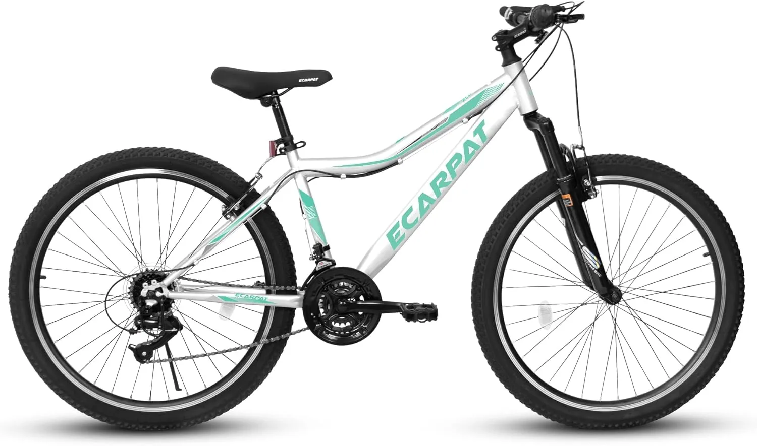 Mountain Bike 24 26 27.5 Inch Dual/Front Suspension Mens Womens Mountain Bike, 21 Speeds Dual Disc Brake, Carbon Steel Mountain Bike, Trail Beach Snow Commuter City Bikes, Birthday Gift Choice