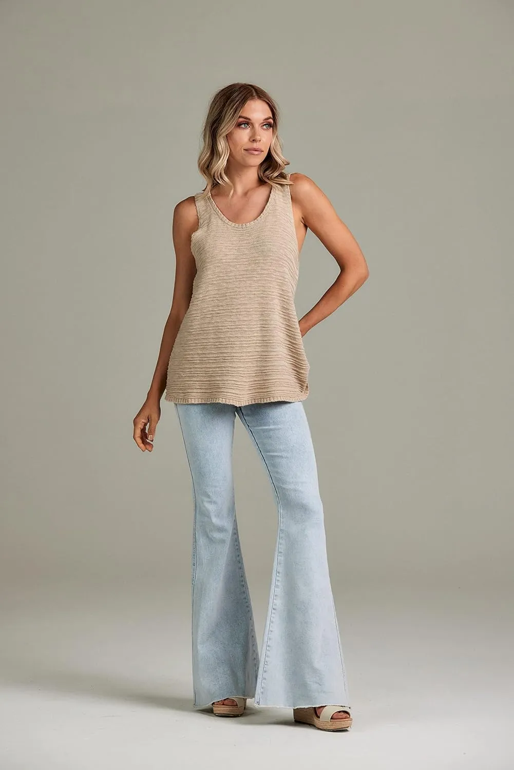 Mud Pie Women's Cherri Knit Tank