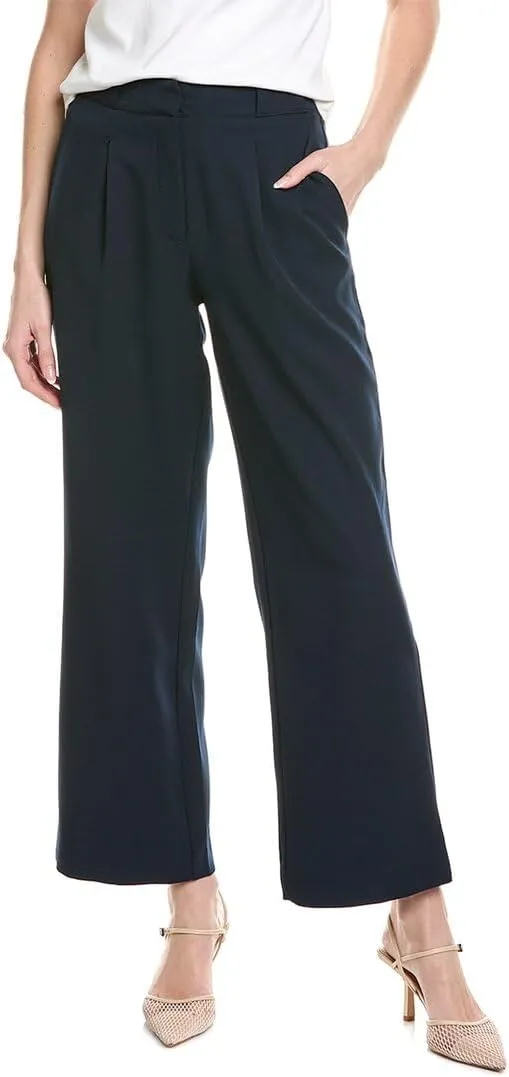 Nanette Nanette Lepore Womens Pleated Pant, L, Blue