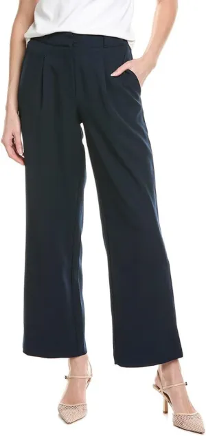 Nanette Nanette Lepore Womens Pleated Pant, L, Blue