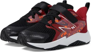 New Balance Kids ITRAVWB2 Running Shoe, Black/True Red/Blaze Orange, 9 X-Wide US Unisex Toddler