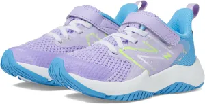 New Balance YTRAVHG2 Running Shoe, Lilac Glo/Sky Blue/Pixel Green, 2 US Unisex Little Kid