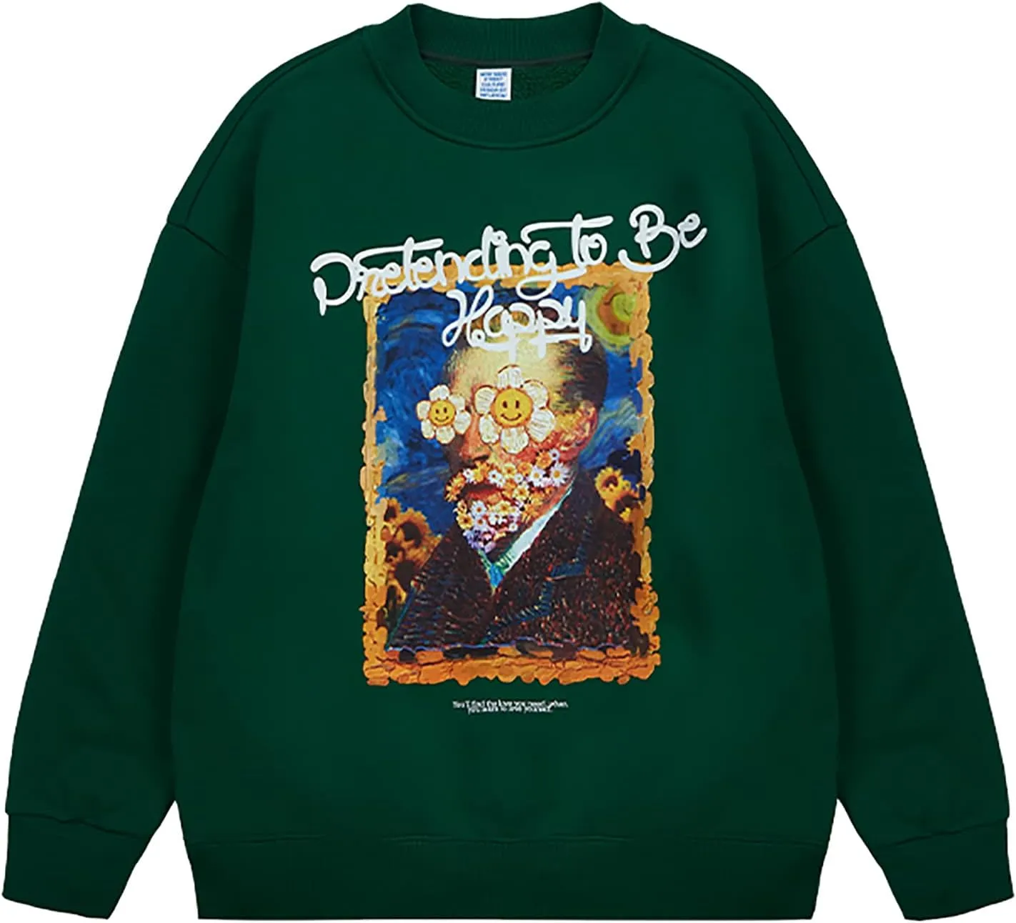 Niepce Inc Streetwear Crewneck Graphic Men's Sweatshirt Pullover
