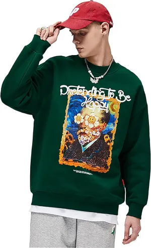 Niepce Inc Streetwear Crewneck Graphic Men's Sweatshirt Pullover