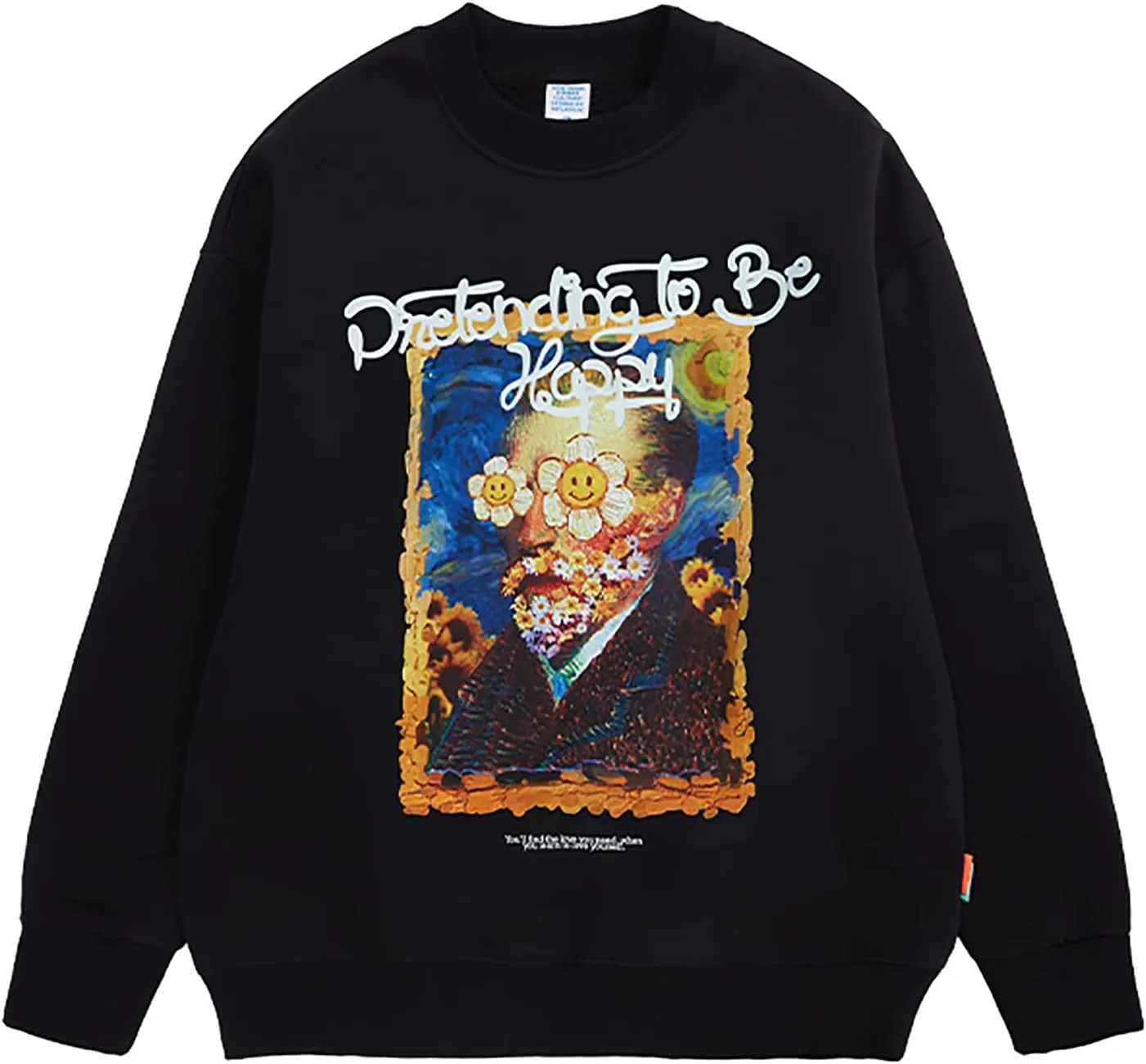 Niepce Inc Streetwear Crewneck Graphic Men's Sweatshirt Pullover