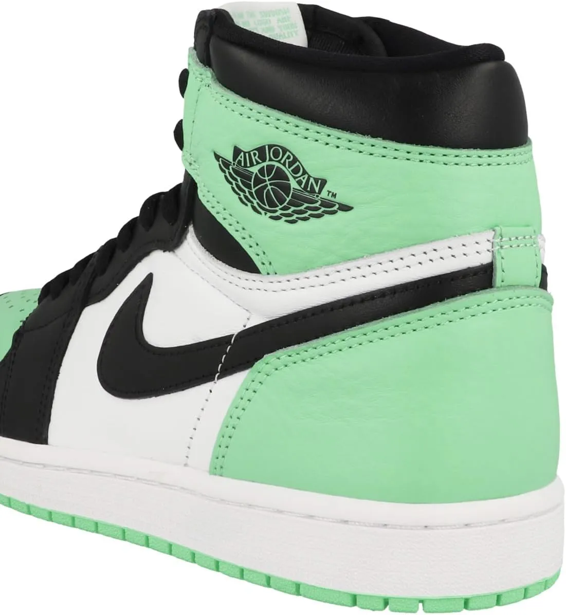 Nike Air Jordan 1 Retro High OG Men's Shoes White/Black-Green Glow DZ5485 130