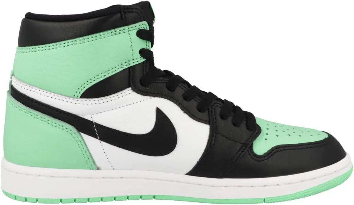 Nike Air Jordan 1 Retro High OG Men's Shoes White/Black-Green Glow DZ5485 130