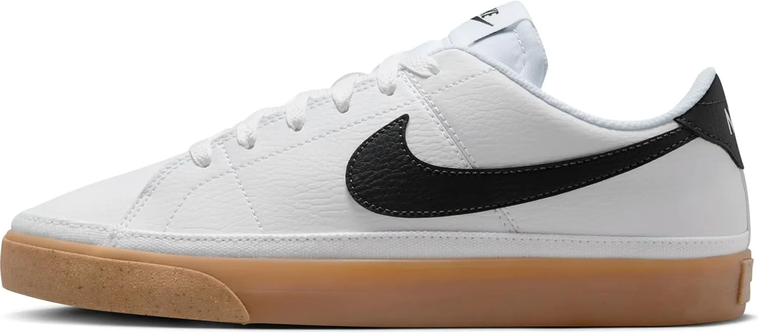 Nike Court Legacy Next Nature Women's Shoes (DH3161-109, White/Gum Yellow/Volt/Anthracite) Size 6