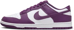 Nike Dunk Low Retro Men's Shoes (DV0833-107, White/White/Viotech) Size 13
