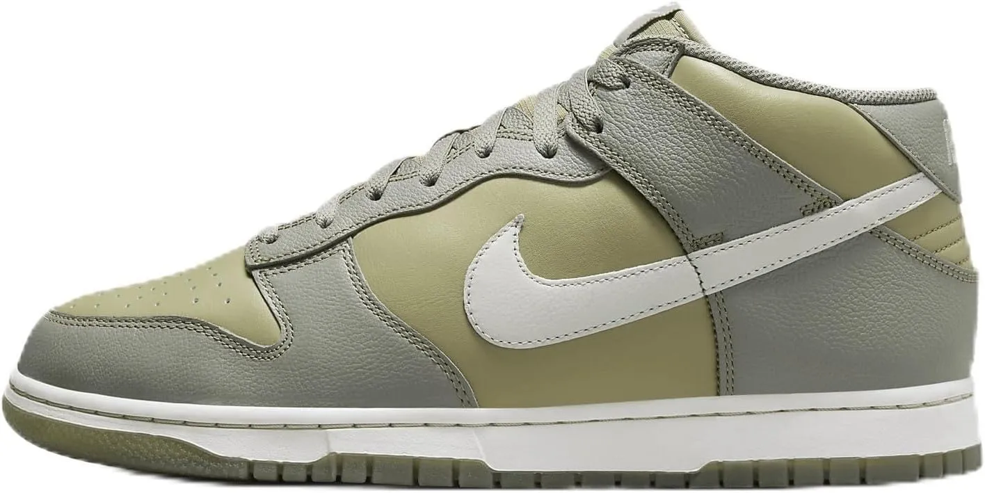Nike Dunk Mid Men's Shoes (FJ4194-001, Dark Stucco/Neutral Olive/Light Bone) Size 8
