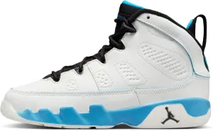 Nike Little Kid's Jordan 9 Retro Summit White/Black 'Powder Blue' (401811 101) Preschool PS - Size 3y