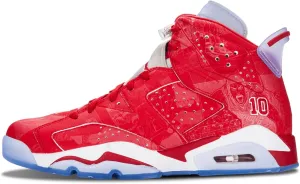 Nike Mens Air Jordan 6 Retro X Slam Dunk Varsity Red-White Leather Basketball Shoes