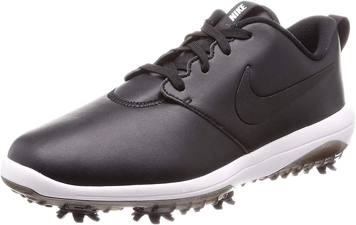 Nike New Mens Golf Shoe Roshe G Tour (Black/White, 7)