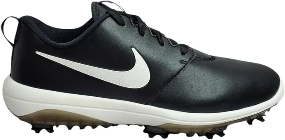 Nike New Mens Golf Shoe Roshe G Tour (Black/White, 9)