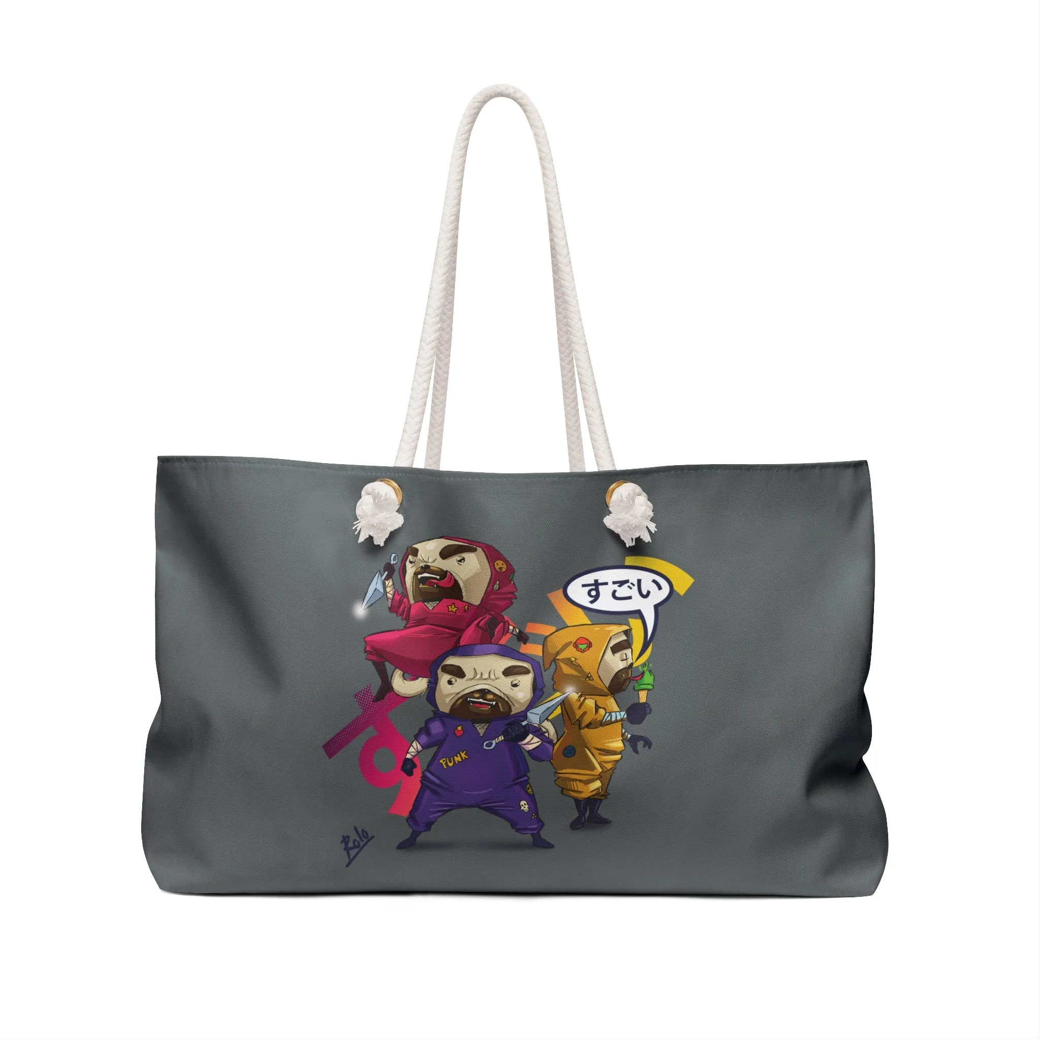 Ninja Pugs Weekender Bag