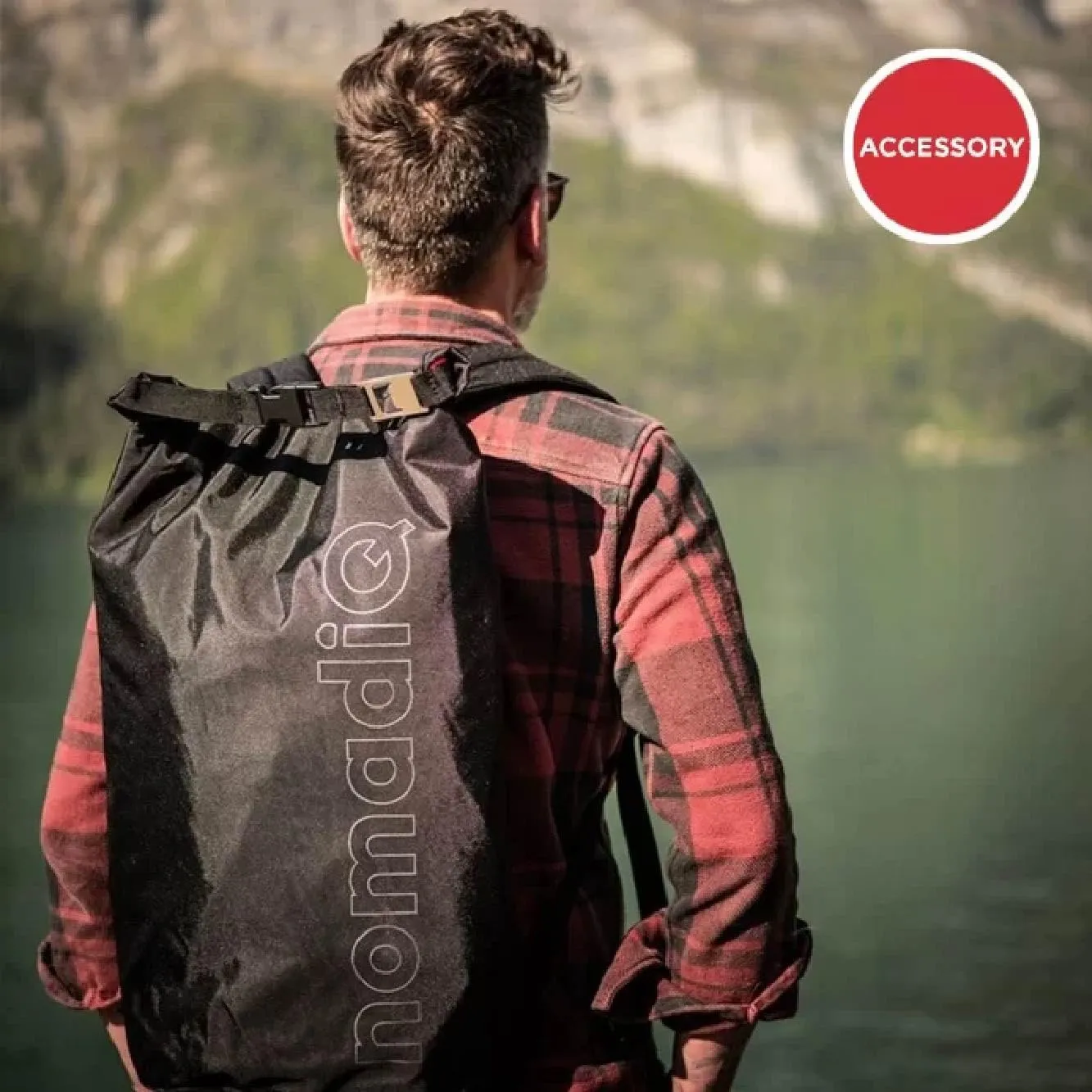 NOMADIQ Large Capacity Cooler Backpack with Dual Compartment, Leak-Proof Cooling Back Pack, Durable Insulated Cold Bag with Bottle Opener (for Outdoor Activities — Picnics, Camping, Hiking & Travel)