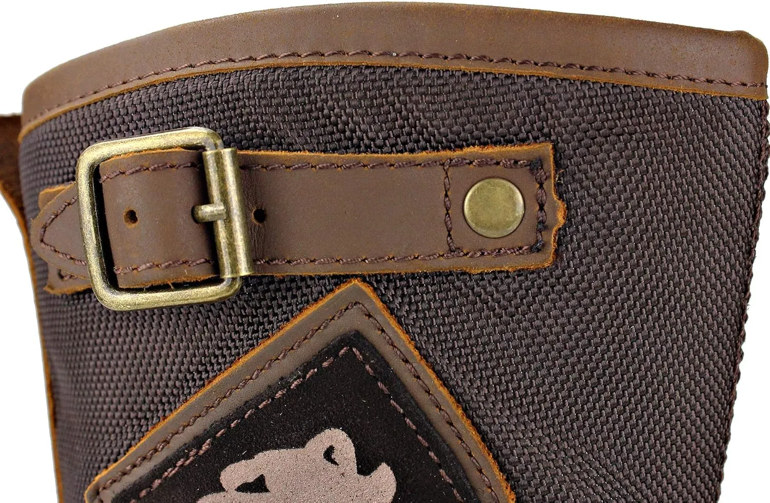 OSSTONE Moto Boots for Men Designer Fashion Zipper-up Leather Chukka western Boots Casual Shoes OS-5008-1-HH-US