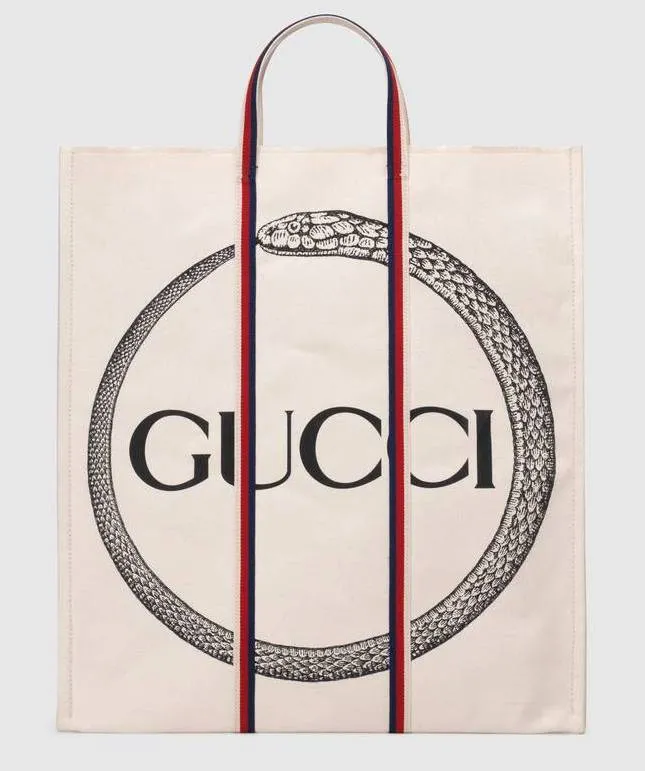Ouroboros Print Tote